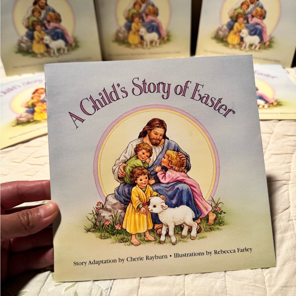 7 books 
A Child's Story of Easter Book.